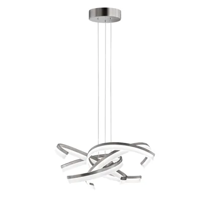 Fischer & Honsel hanglamp LED Sund TW zilver 4x7,5W 2