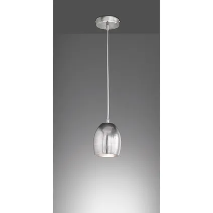 Fischer & Honsel hanglamp Cannet zilver E27