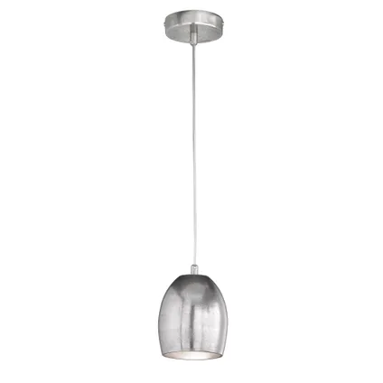Fischer & Honsel hanglamp Cannet zilver E27 2