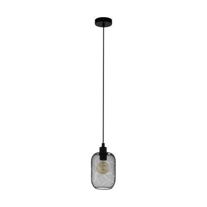 EGLO hanglamp Wrington zwart E27