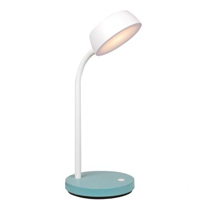 Lampe de bureau LED Seynave Mia bleue 4,5W