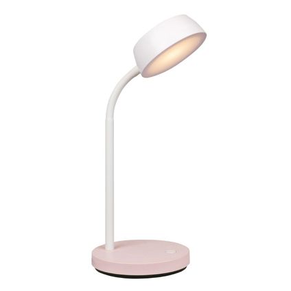 Lampe de bureau LED Seynave Mia rose 4,5W