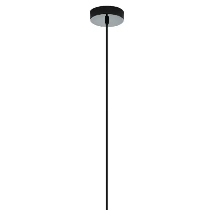EGLO hanglamp Okinzuri 1 zwart E27 3