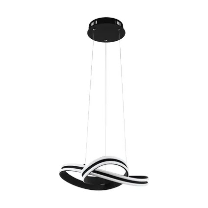 EGLO hanglamp LED Corredera zwart 2x18W