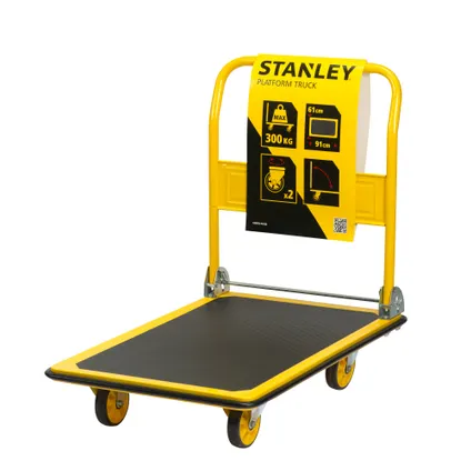 Chariot plate forme Stanley PC528 300kg jaune