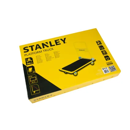 Chariot plate forme Stanley PC528 300kg jaune 4