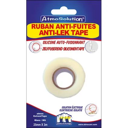Ruban anti-fuites Atmos blanc Extrem Tape 25mmx3m 2