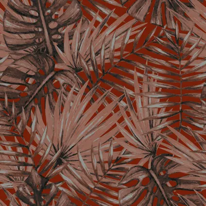 Decomode papier peint intissé Terra leaves grijs 2