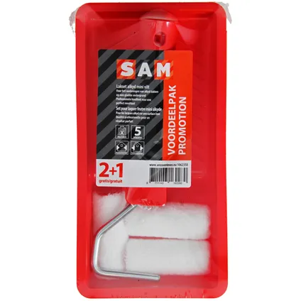 Set laqueur pour peinture alkyde SAM feutre 2+1 5cm 2