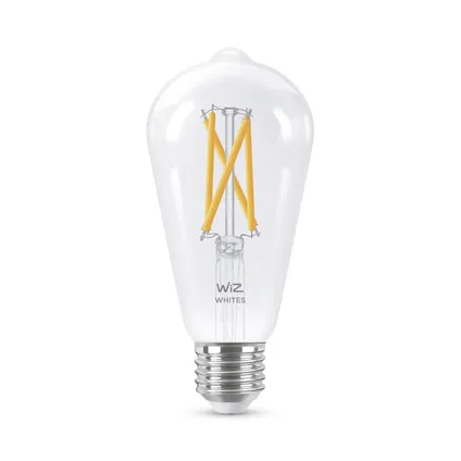 Ampoule LED à filament Wiz ST64 blanche chaude ou froide E27 7W 7