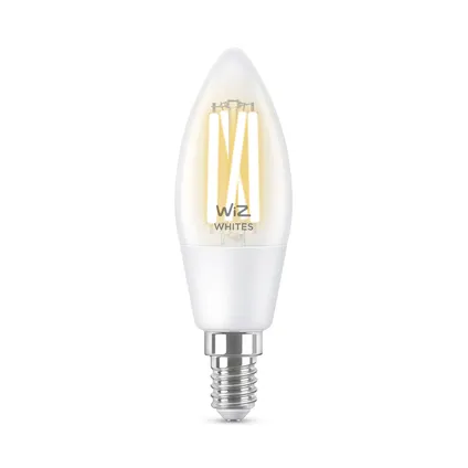 WiZ ledfilamentlamp kaars C35 warm en koelwit E14 4,9W