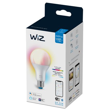 WiZ ledlamp A67 gekleurd en wit E27 13W