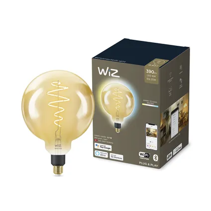 Ampoule à filament LED Wiz G200 amber E27 6,5W 6