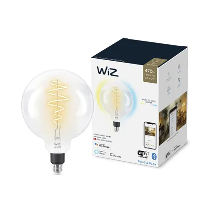 WiZ ledfilamentlamp G200 E27 6,5W 3