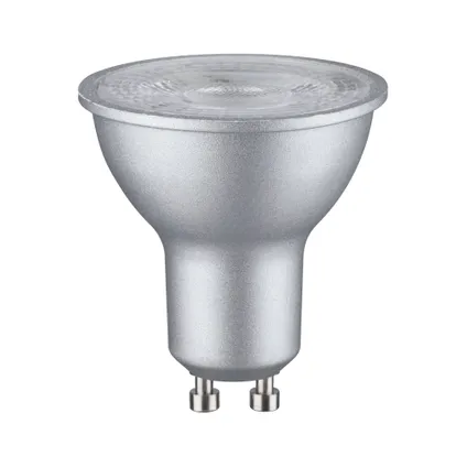 Lampe LED à réflecteur Paulmann chrome blanc chaud GU10 7W
