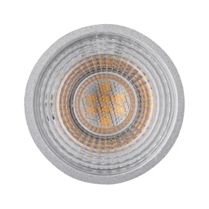 Lampe LED à réflecteur Paulmann chrome blanc chaud GU10 7W 2