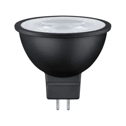 Lampe LED à réflecteur Paulmann noire GU5.3 6,5W