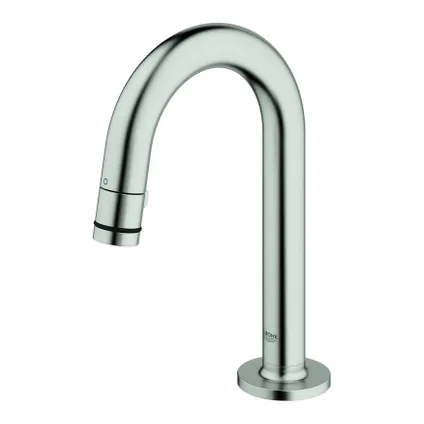 Robinet lave-mains Grohe Universal supersteel/look inox