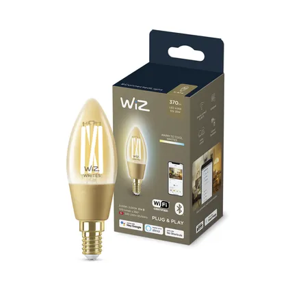WiZ ledfilamentlamp kaars C35 E14 4,9W 6