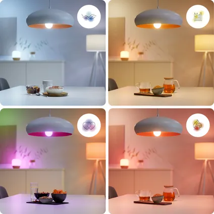 WiZ LED tafellamp Quest gekleurd en wit 10