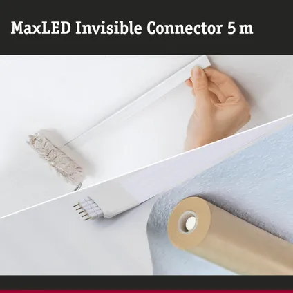 Connecteur Invisible Paulmann MaxLED 5m blanc plastique 14