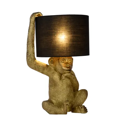 Lampe de table Lucide Extravaganza Chimp noire E14