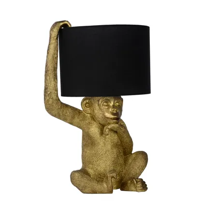 Lucide tafellamp Extravaganza Chimp zwart E14 3