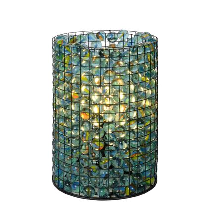 Lampe de table Lucide Extravaganza Marbelous transparente E14