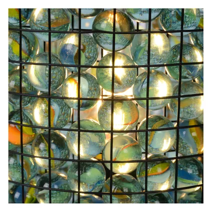 Lampe de table Lucide Extravaganza Marbelous transparente E14 5