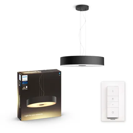 Philips Hue hanglamp LED Fair zwart 2x33,5W