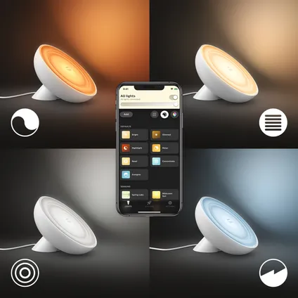 Philips Hue tafellamp LED Bloom wit 7,1W 6