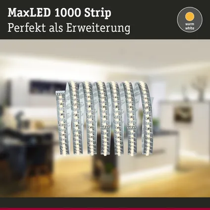 Paulmann ledstrip MaxLED 1000 uitbreiding 2,5m warmwit 32W 9