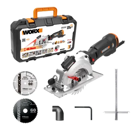 Scie circulaire Worx WX437 800W 10