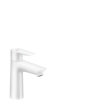 Mitigeur lavabo Hansgrohe Talis 110 CoolStart bec haut mat blanc