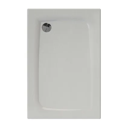 Receveur de douche rectangulaire Allibert Mooneo blanc 120x80cm