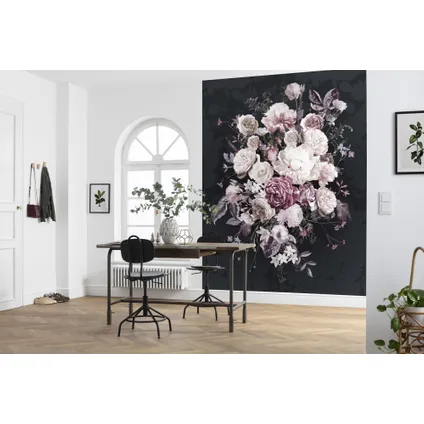 Komar photo murale Bouquet Noir 200 x 250 cm