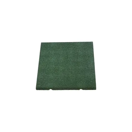 Decor rubberen tegel groen 40x40x2,5cm