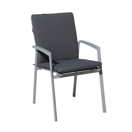 Coussin de fauteuil Madison Panama gris 97x49cm 2