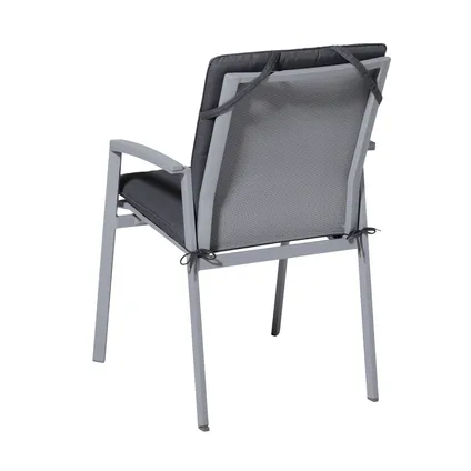 Coussin de fauteuil Madison Panama gris 97x49cm 3