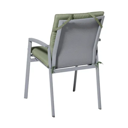 Coussin de fauteuil Madison Panama sage vert 97x49cm 3