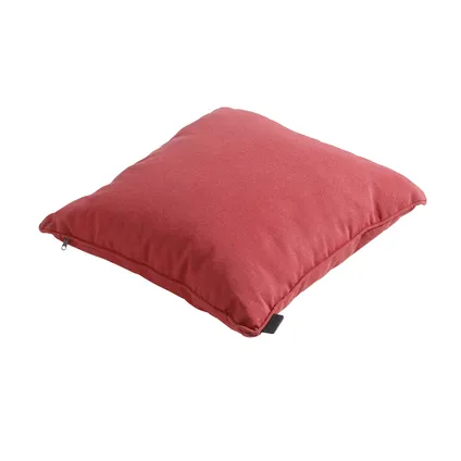 Coussin d'assise Madison Panama brick red 46x46cm 2