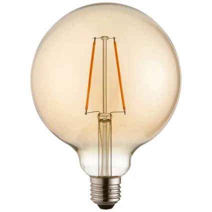 Brilliant ledfilamentlamp G125 warm wit E27 2W 2