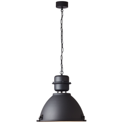 Praxis Brilliant plafondlamp Kiki zwart ⌀48,5cm E27 aanbieding