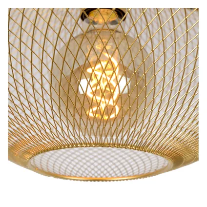 Lucide plafondlamp Mesh goud ⌀45cm E27 4