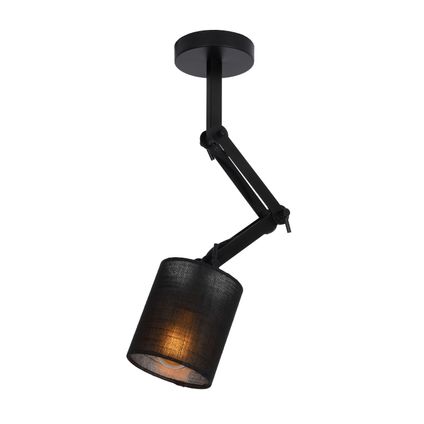Lucide plafondlamp Tampa zwart E27