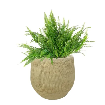 Steege Plantenpot - design look - zand kleurig - 31 x 28 cm 2