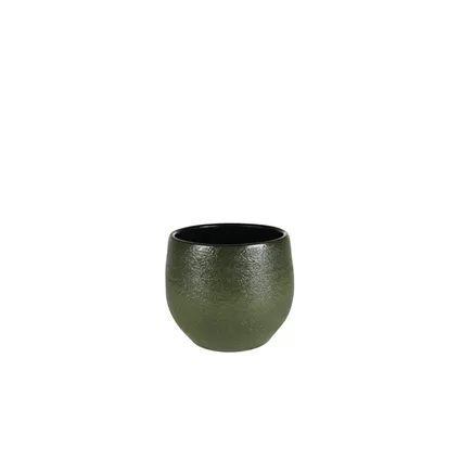Pot Zembla groen keramiek D18xH16cm