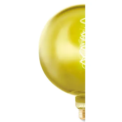 EGLO ledfilamentlamp G200 goud E27 4W 2