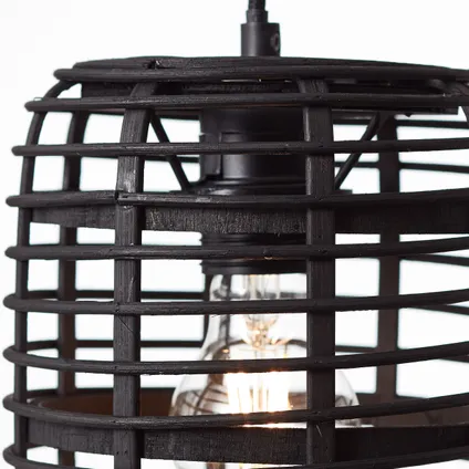 Brilliant hanglamp Crosstown zwart ⌀16cm E27 2