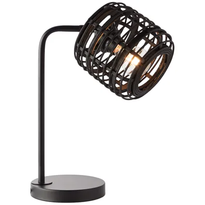 Brilliant tafellamp Crosstown zwart E27 6